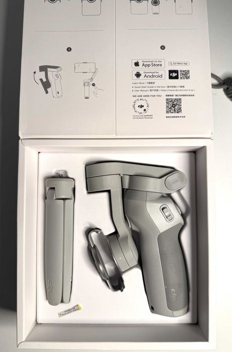 Gimbal DJI Osmo Mobile 4 SE - stan bardzo dobry, kompletny zestaw