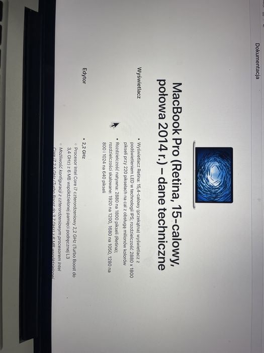 MacBook Pro Retina, 15-inch, Mid 2014