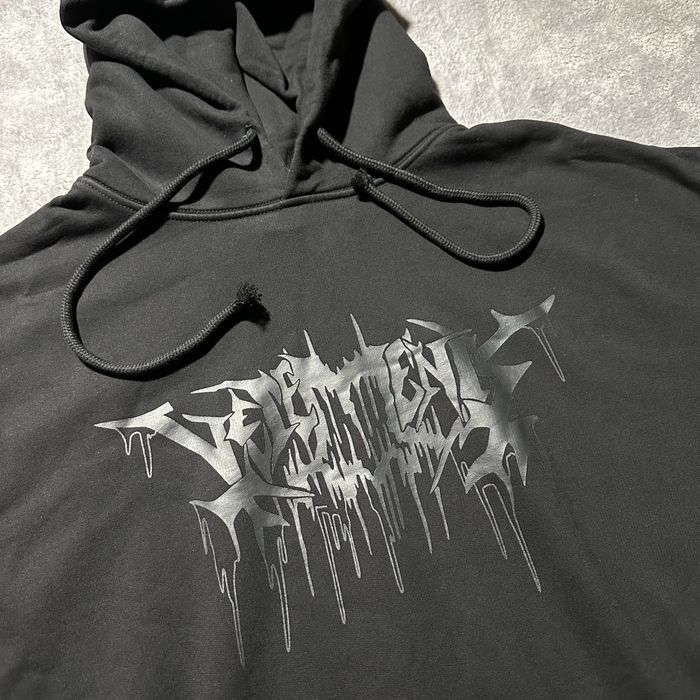 Худи Vetements drip metal hoodie S M L