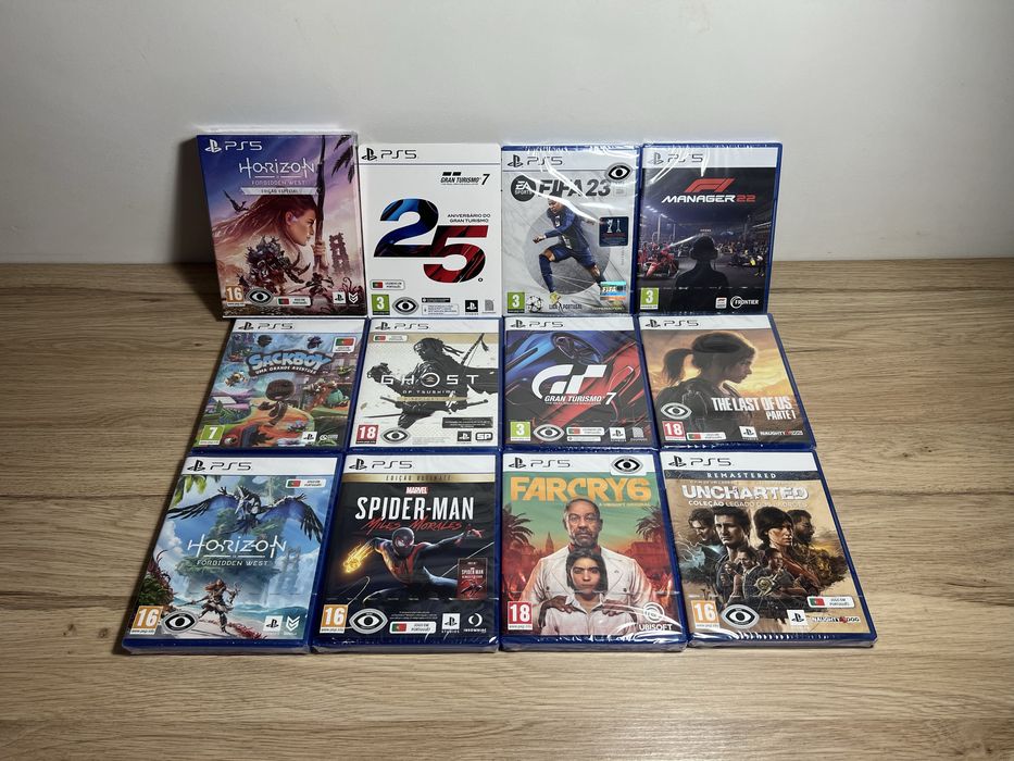 PS5 | Jogos playstation 5 - como novos