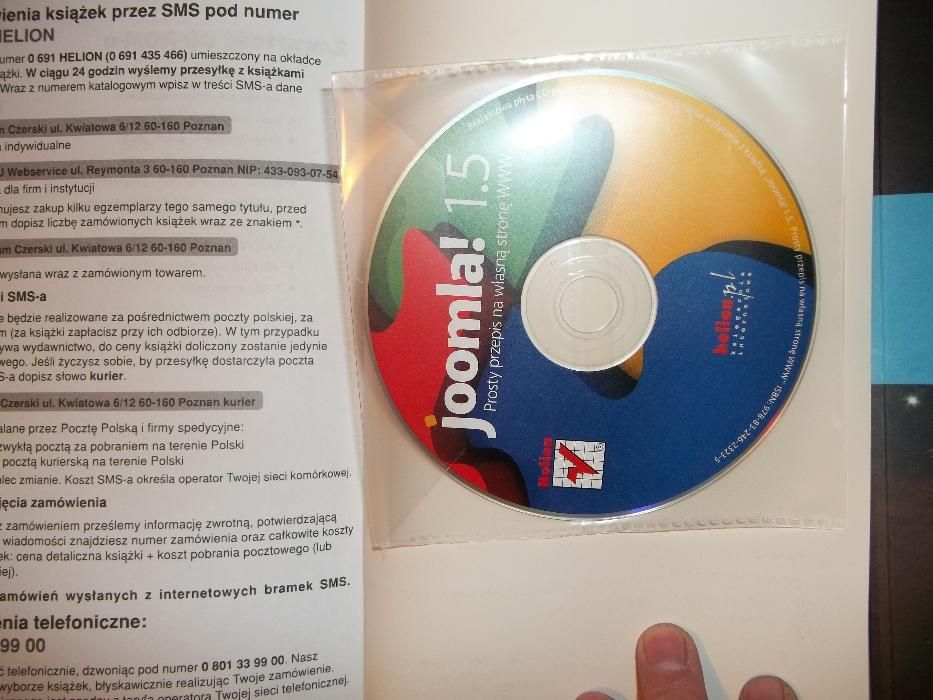 JOOMLA ( 2 kursy video + 4 książka z CD) nowe / nie używane