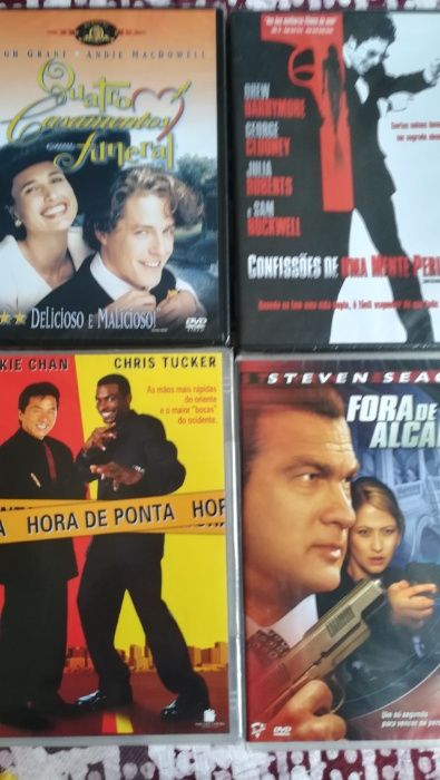 DVD a estrear : 4 casamentos,hora ponta,fora alcance,confissões