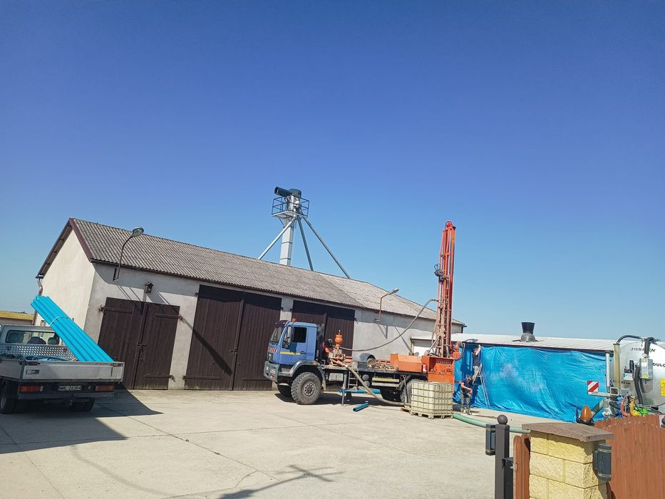 Wiercenie studni. Odwierty pod dolne zrudło pompy ciepła