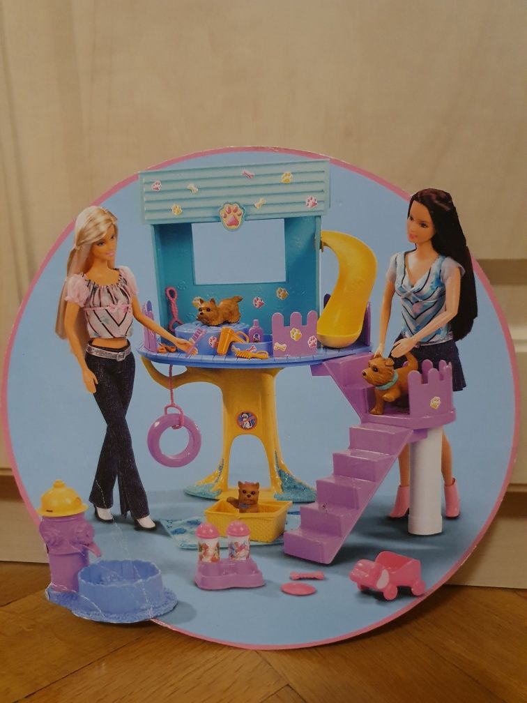 Barbie Plac zabaw pieski Unikat