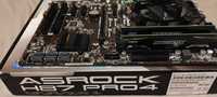 Asrock H87 Pro4, Crucial 2x4GB DDR3 1600 MHz, procesor Intel i3-4330