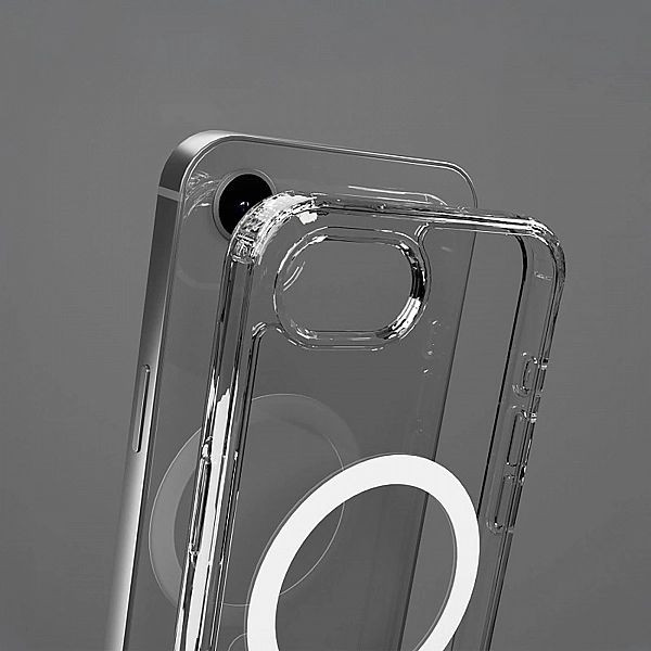 Etui SBS Extreme Mag D3O MagSafe do iPhone 16e - przezroczyste