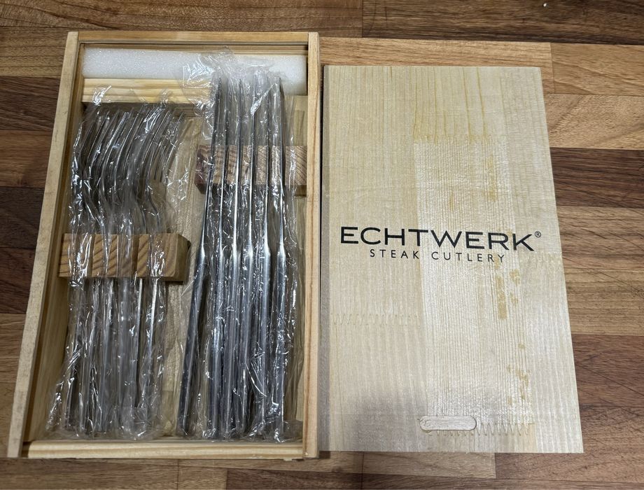 Sztućce Echtwerk Steak Cutlery do steków 12 części 6 osób
