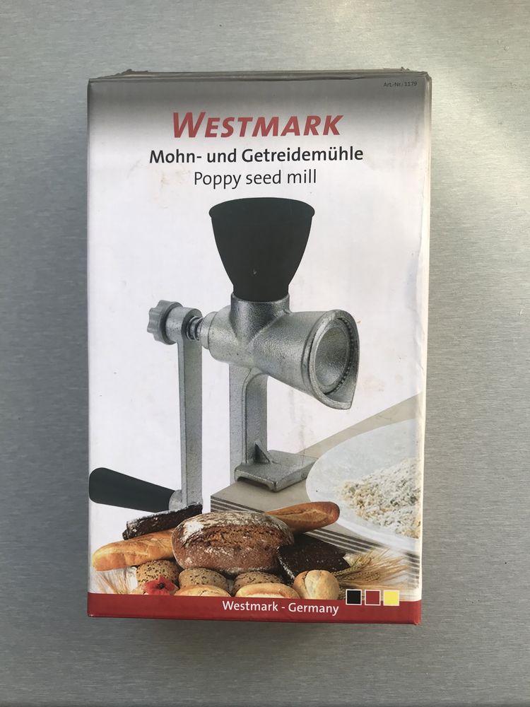Stalowy młynek do maku i nasion westmark