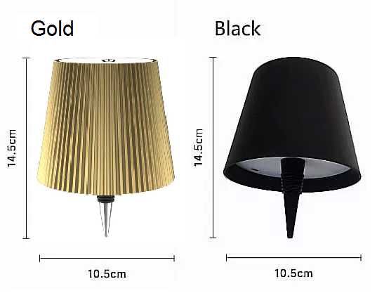 Світлодіодна сенсорна настільна лампа-пробка світильник на пляшку