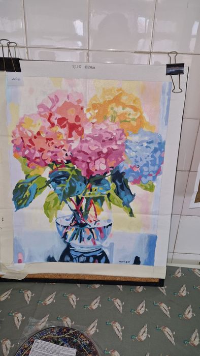 Pintura orquídea