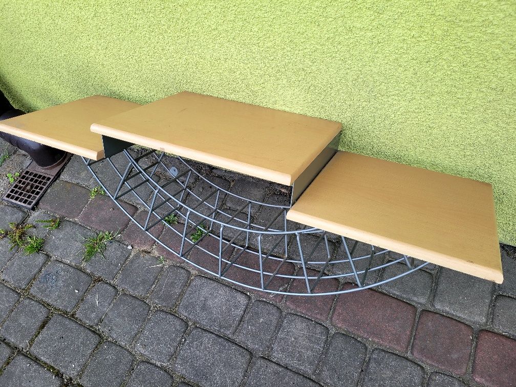 Półka półokrągła wisząca.