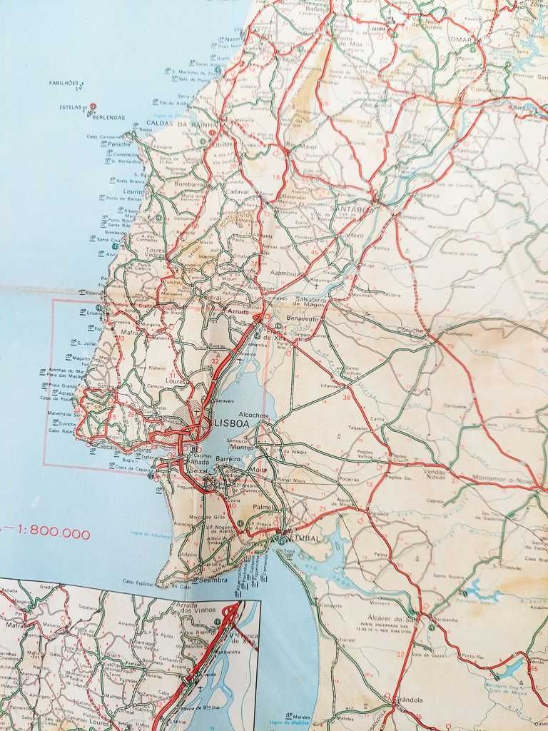 Mapa Estradas de Portugal - Garantia Seguros
