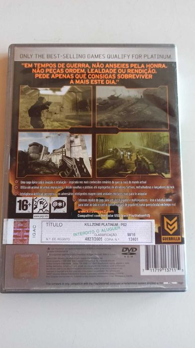 Jogo Killzone PS2 - FPS Sony