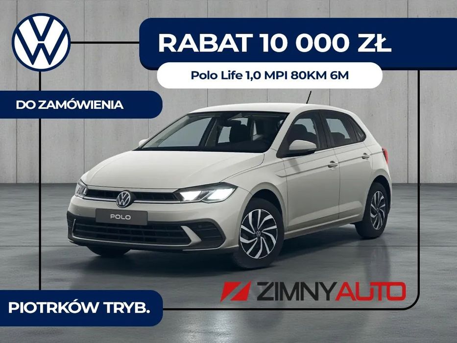 Volkswagen Polo Life 1,0 MPI 80KM Manual /2026 / Dostępny do zamówienia