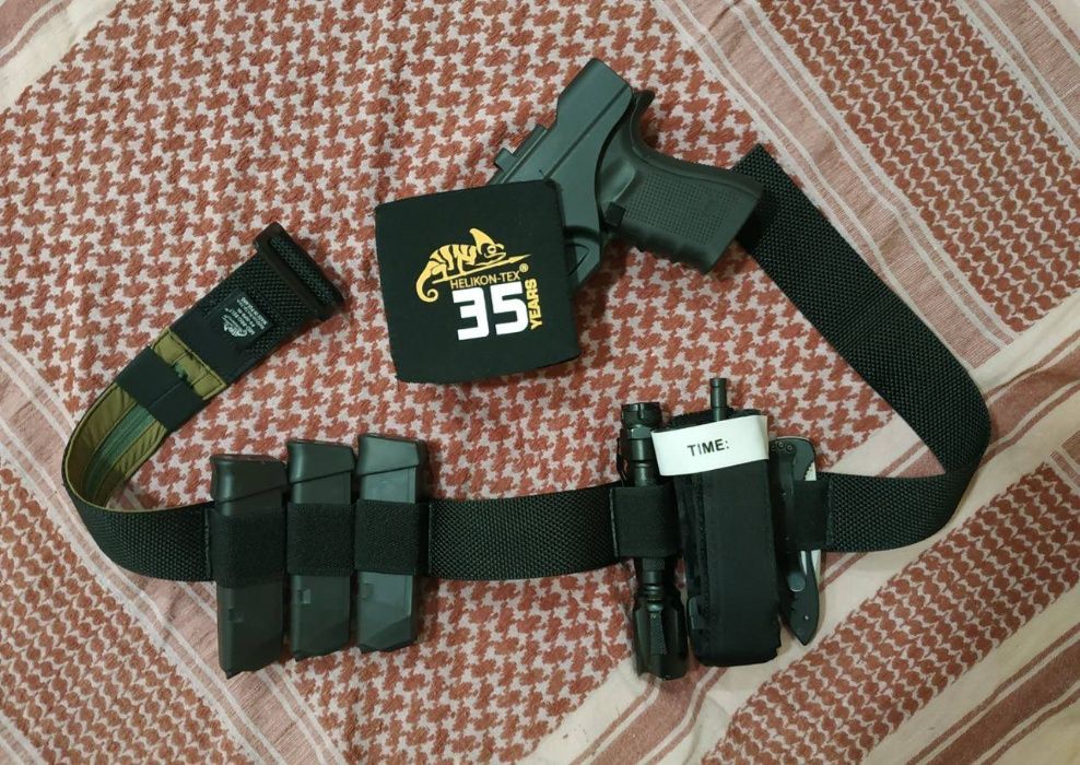 Helikon tex MID-PRO BELT пояс на штаны PS-MPB-NL  рация фонарь ремінь