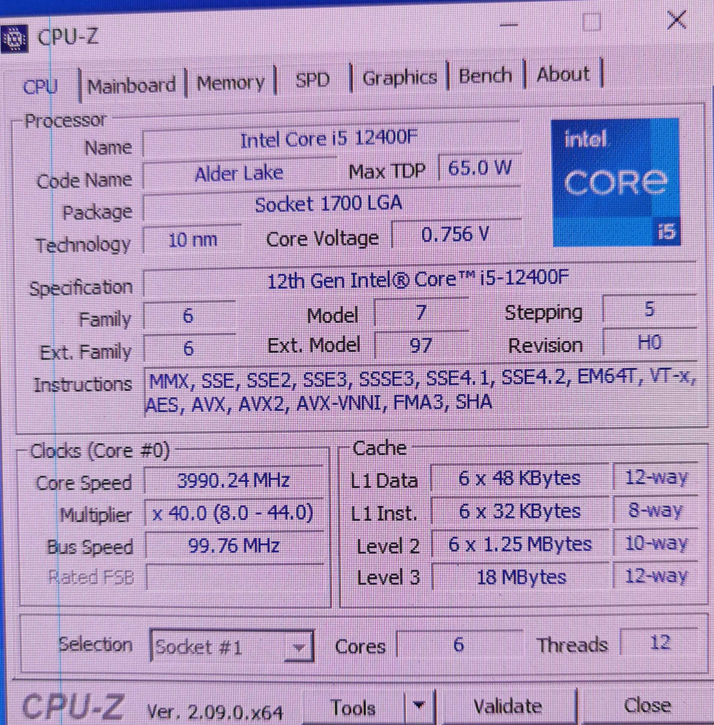 Komputer Gamingowy INTEL i5 12400f INTEL Arc A750 8GB