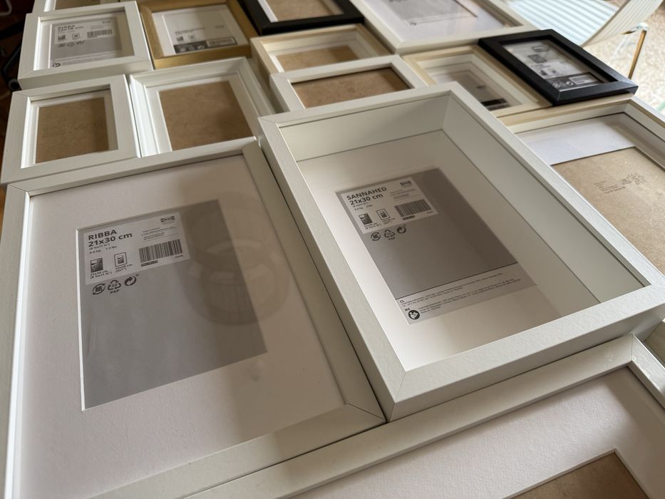 Conjunto 23 molduras Ikea