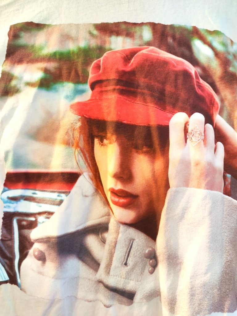 Koszulka tshirt merch Taylor Swift red Taylor's version
