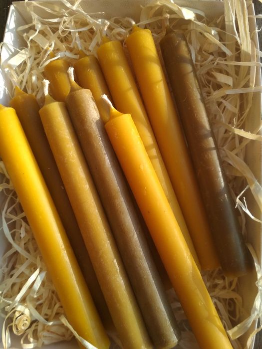 Свічки з натурального воску