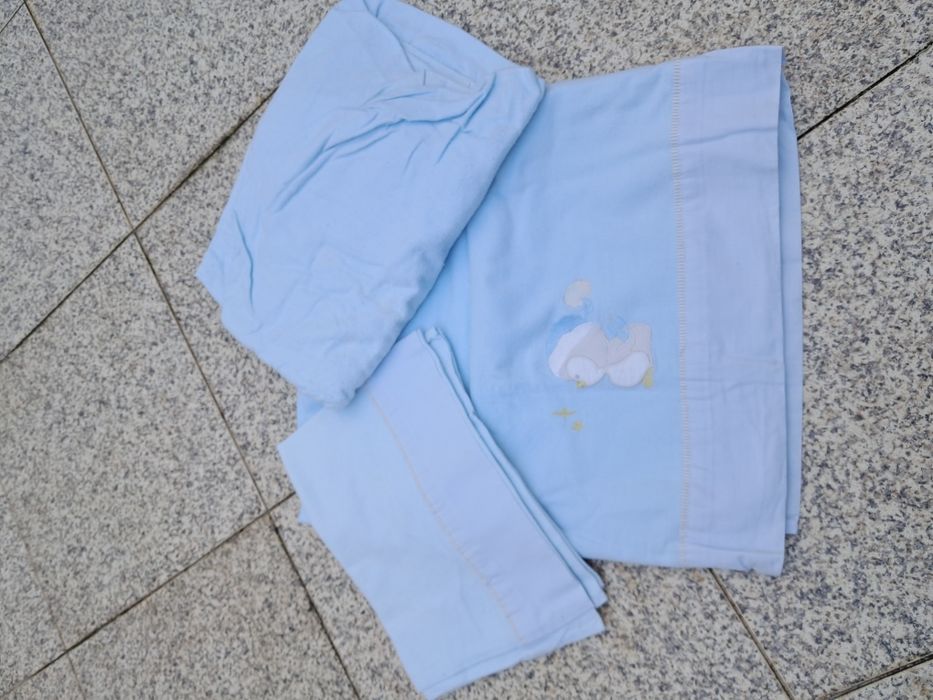 Lençóis de flanela 100%alg.