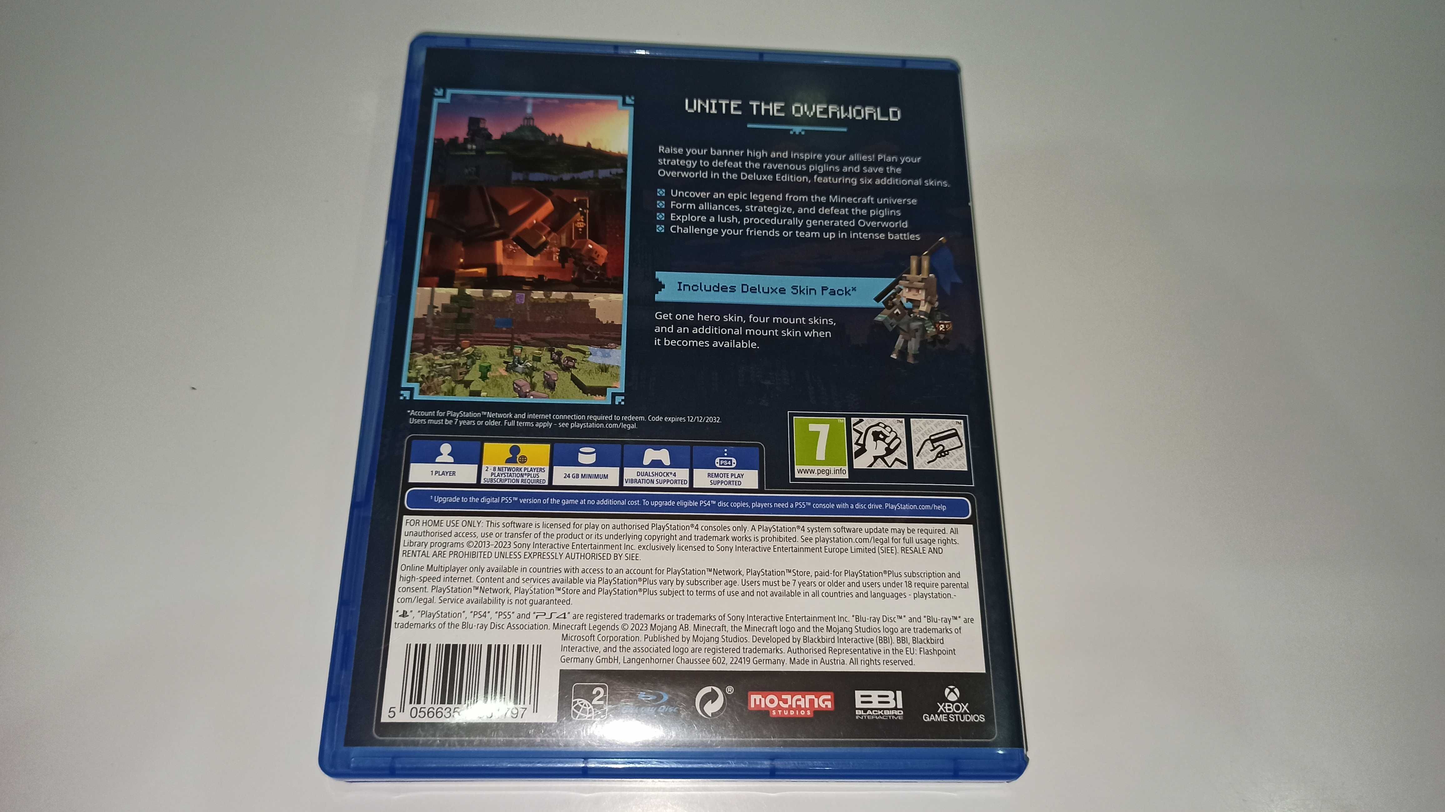 ps4 MINECRAFT LEGENDS PL po polsku najnowszy wydany minecraft