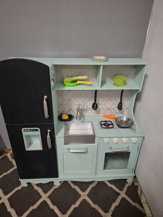 Kuchnia drewniana dla dzieci XXL + akcesoria