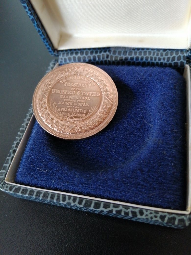 Medalha "Abraham Lincoln" cobre