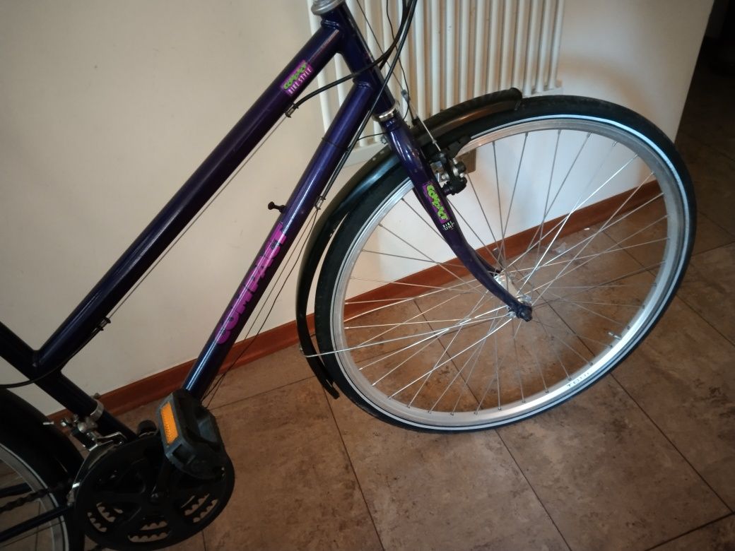 Rower damski miejski COMPACT koła 28 cala