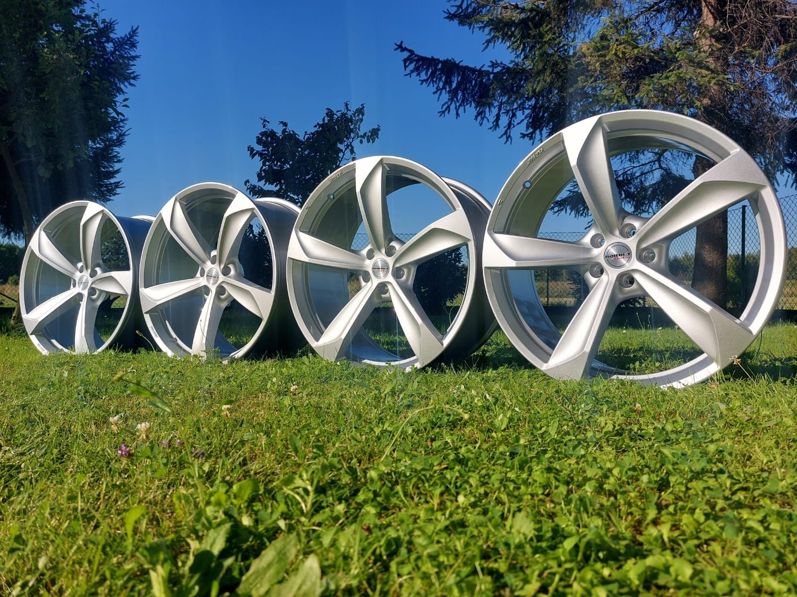 Oryginalne 22" alufelgi BORBET 5x112 AUDI VW MERCEDES SKODA