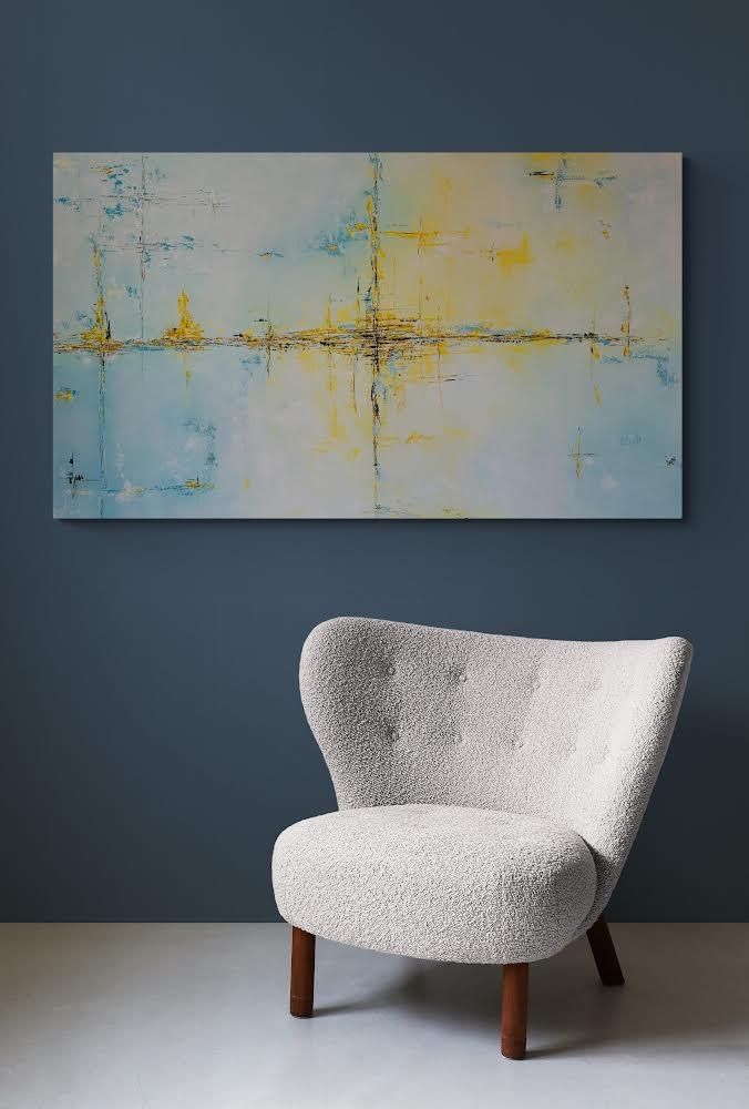 Grande quadro abstrato 155x90cm