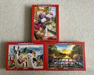 Puzzle 1000 puzle obraz Amsterdam kwiaty rower bukiet wazon lama kwiat