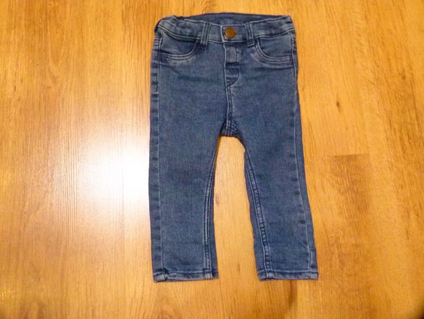 rozm 74 H&M spodnie rurki jeans chłopięce