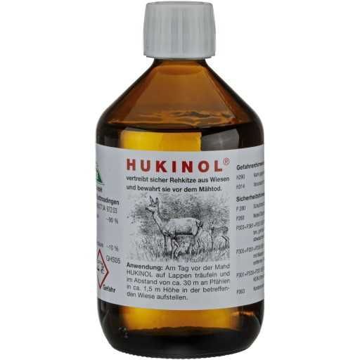 Odstraszacz na dziki sarny, lisy HUKINOL 500 ml + zestaw do nasączenia