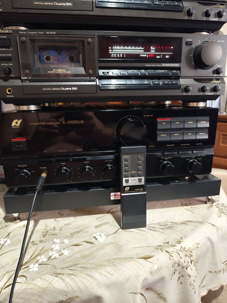 Sansui AU Alpha 555 Vs wzmacniacz pilot