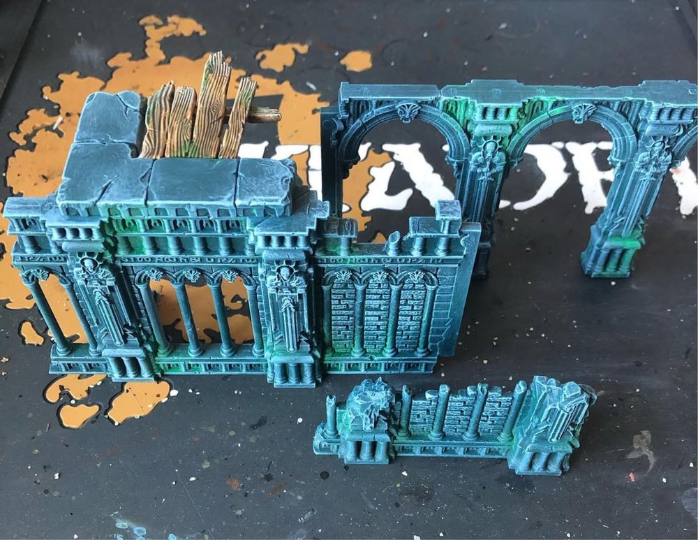 Warhammer - Warcry - ruiny, tereny, makiety