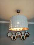 IKEA lampa wisząca biała Nymo komplet