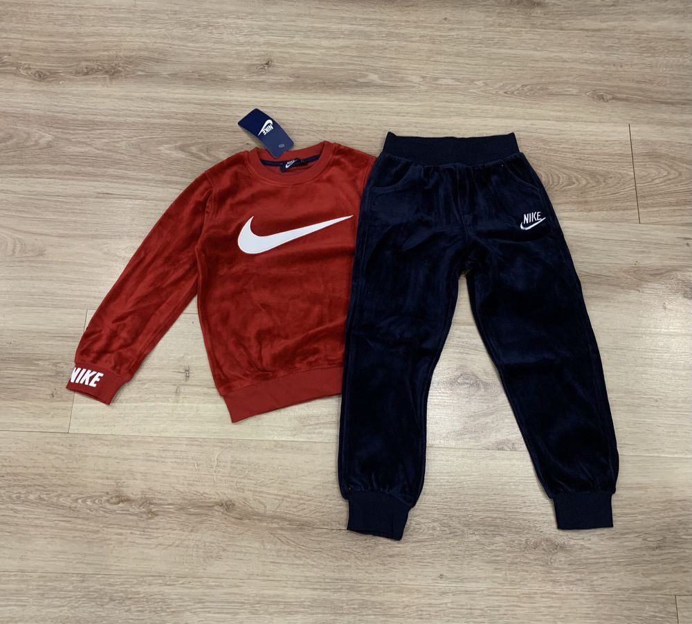 Детские велюровые спортивные костюмы Adidas Nike Tommy Hilfiger