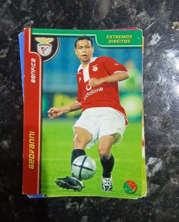 Cartas da Equipa do Benfica 2004/05 Panini