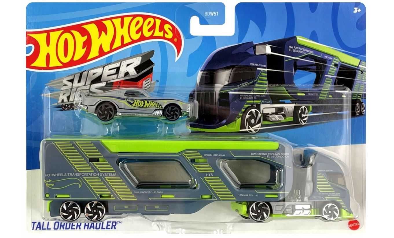 Ciężarówka z resorakiem 2w1 Hot Wheels Tall Order Hauler