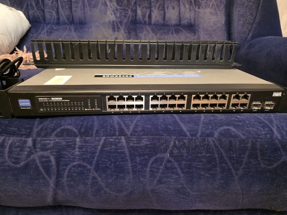 SRW224G4 V1.1 BUSINESS LINKSIS SERIES 24-Port 10/100 4-Port Gigabit Sw