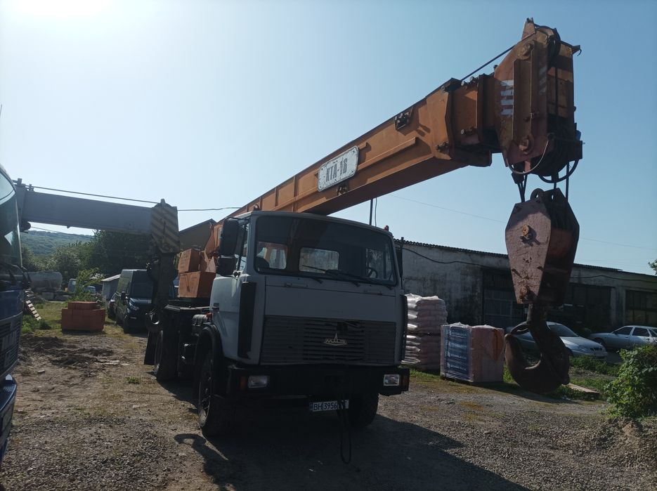 Автокран кта 16 маз 5337 02 можливий обмін
