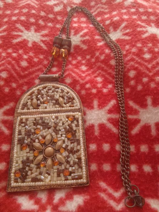 Иконка Подвеска, медная и крепления Янтарь