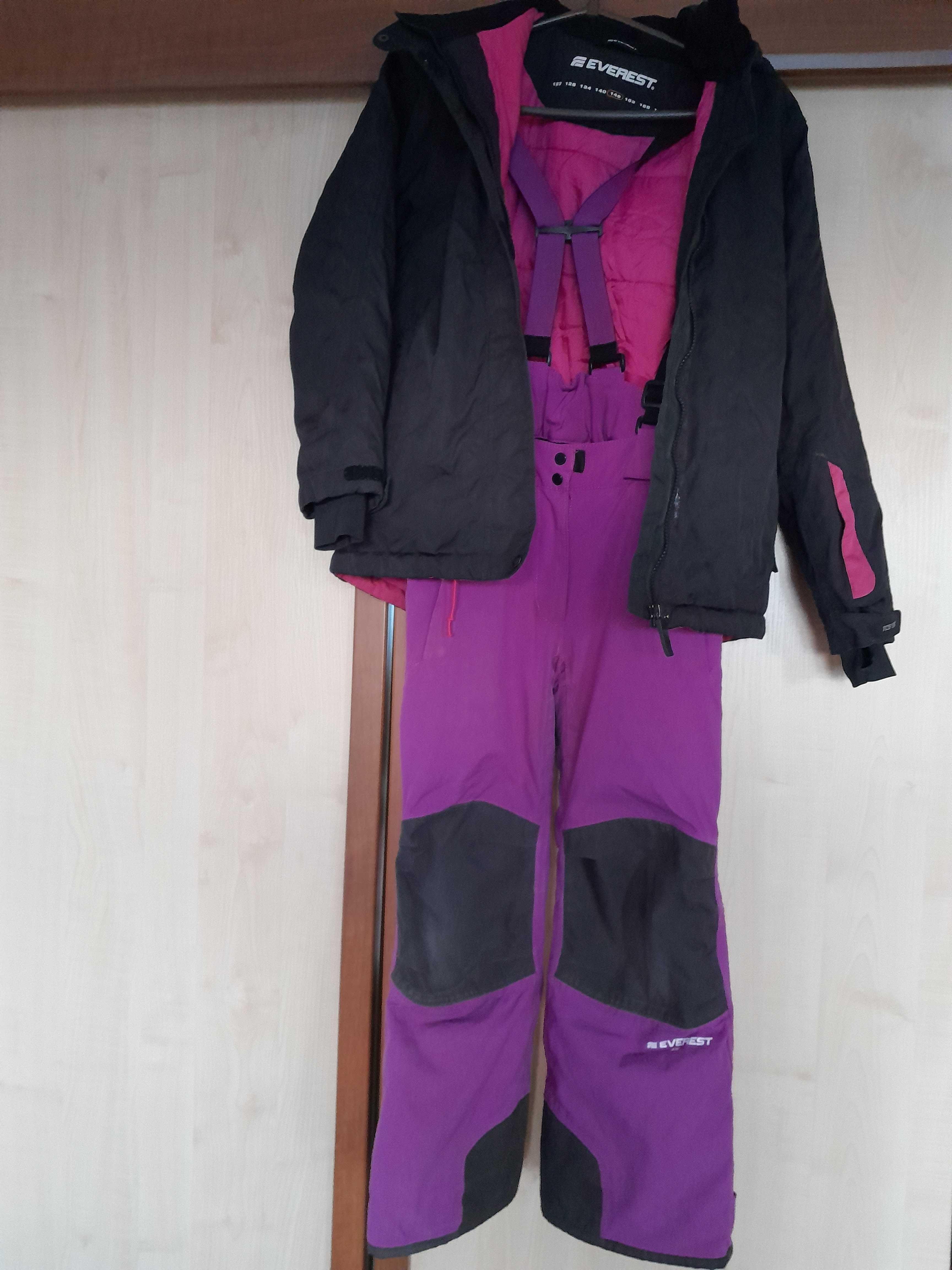 kurtka narciarska termoaktywna 140/146 Everest 3000; spodnie 10000