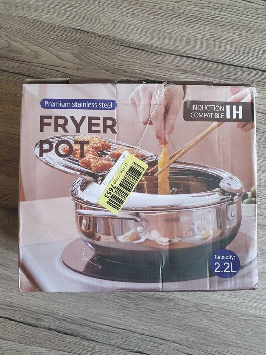 Фритюрниця з термометром на 2,2 л. Fryer Pot