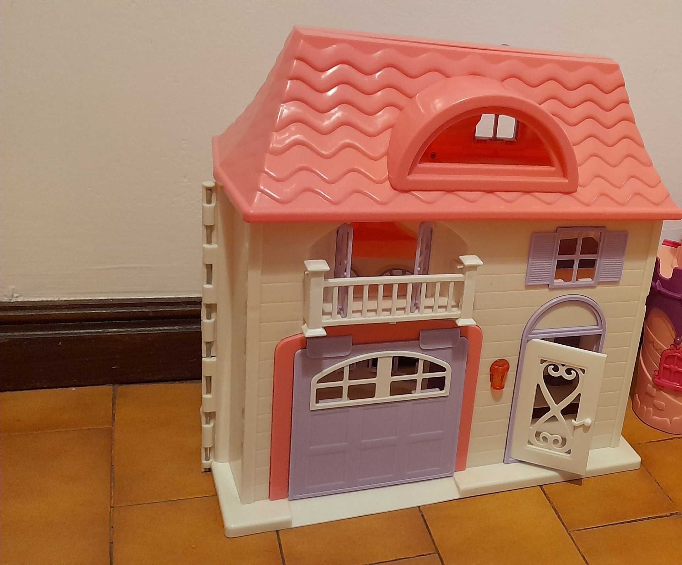 casa de boneca infantil plastico brinquedo