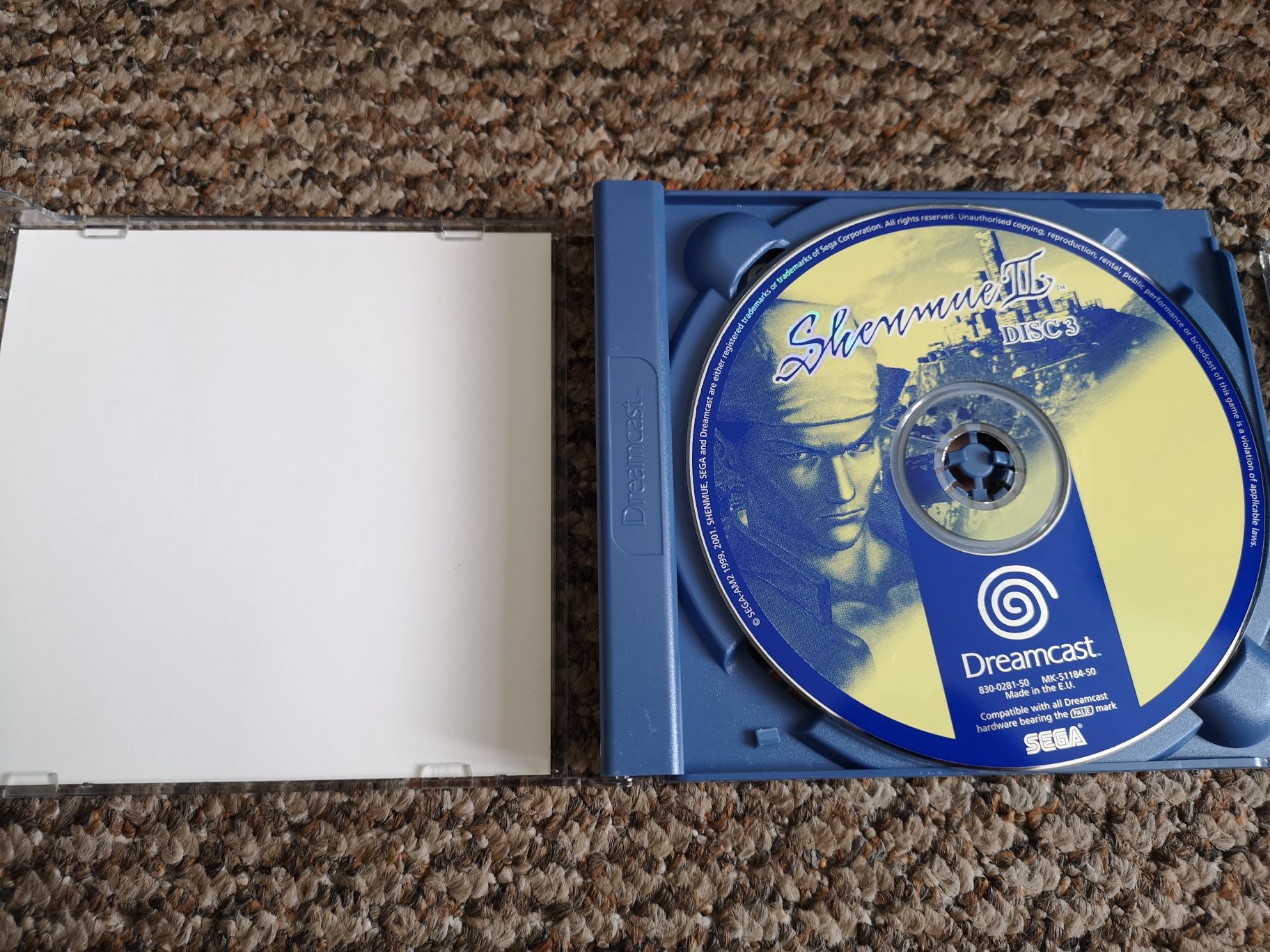Sega Dreamcast gra Shenmue 2 PAL język angielski  bez rys