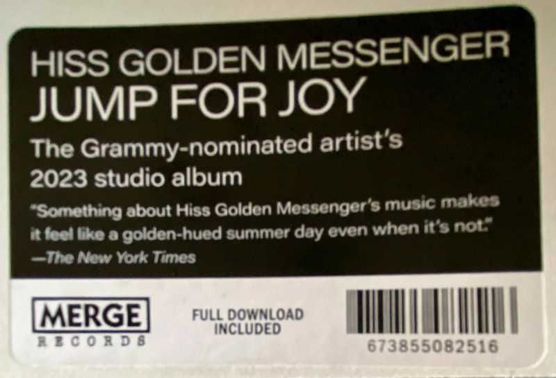Hiss Golden Messenger - Jump For Joy Lp