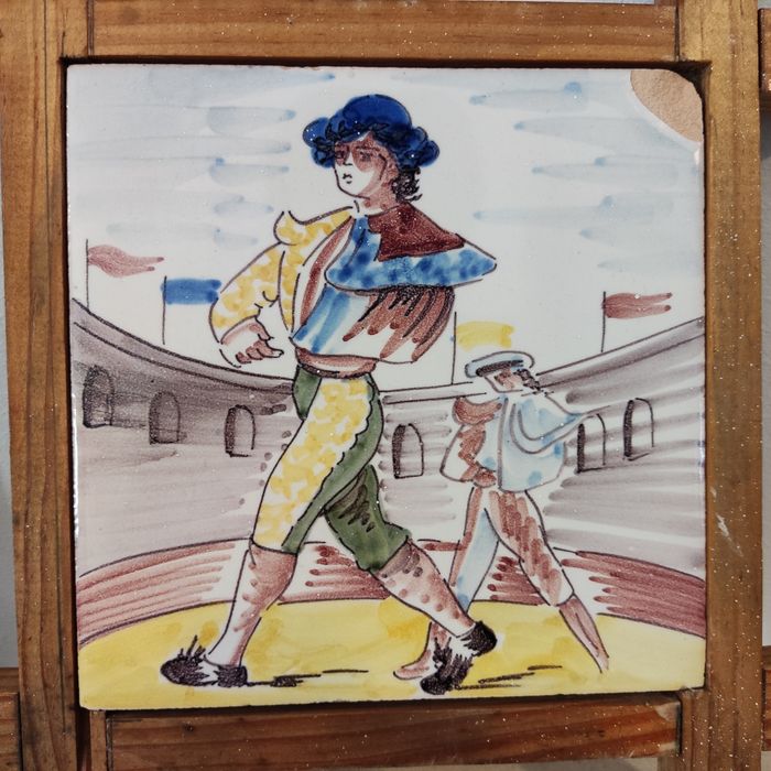 Viúva Lamego - Conjunto de 2 azulejos pintados à mão
