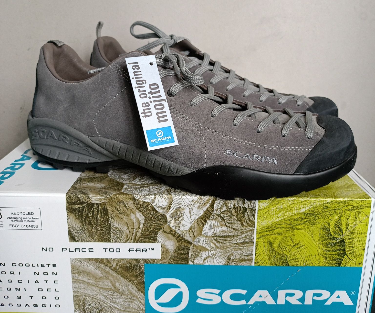 Scarpa mojito leather  buty podejściowe nowe midgray 45,5