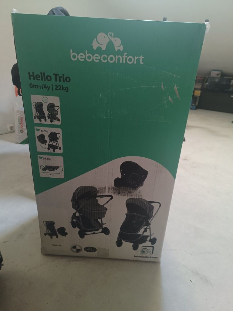 Carrinho bebé dos 0 aos 22KG